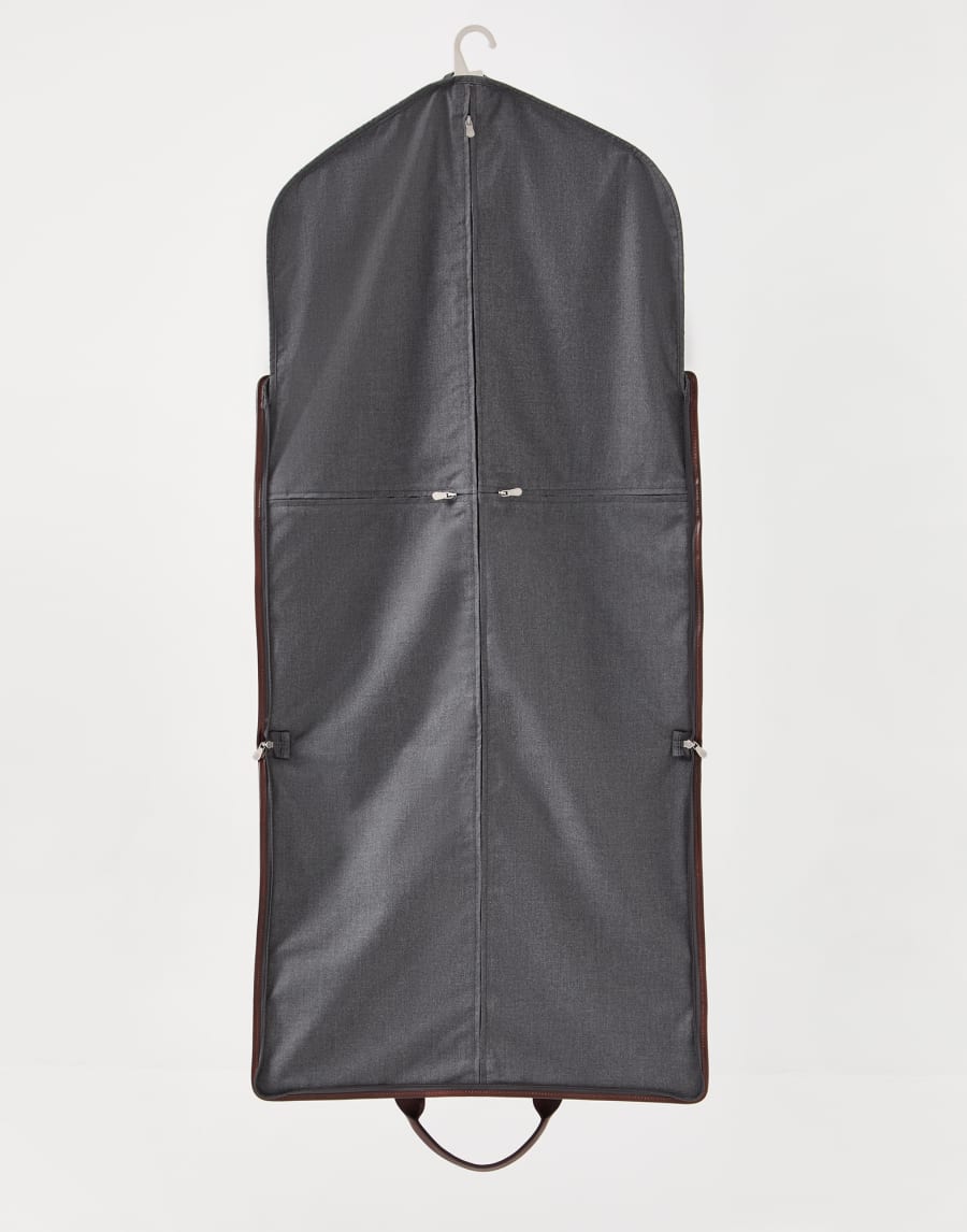 Calfskin suit carrier Dark Grey Man - Brunello Cucinelli