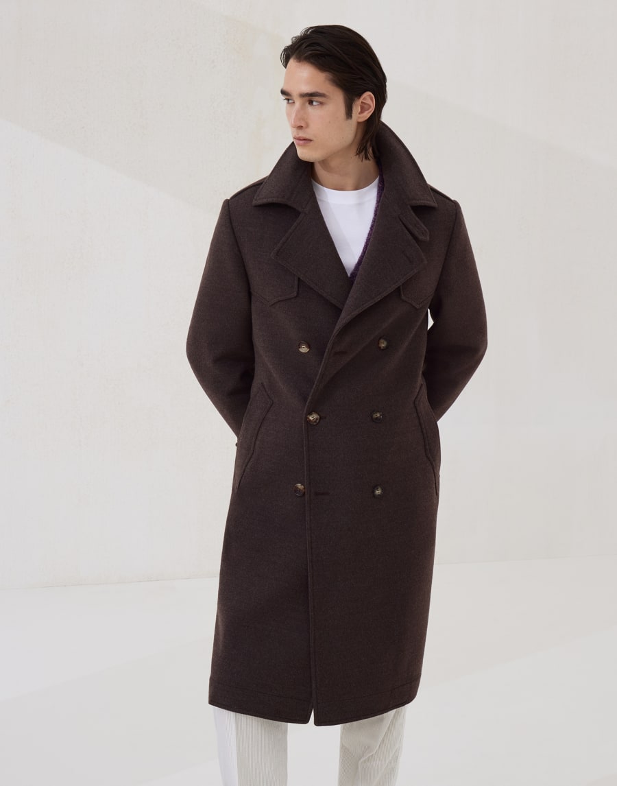 Gabardina hecha a mano Marrón Hombre - Brunello Cucinelli