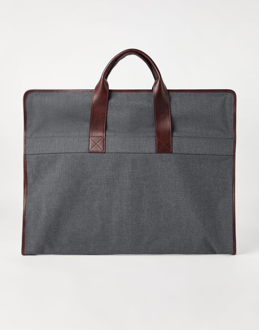 Calfskin suit carrier Dark Grey Man - Brunello Cucinelli
