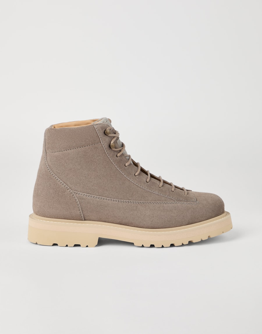 Botas de piel de ante Broncita Hombre - Brunello Cucinelli