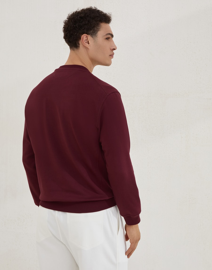 Topwear con stampa Amaranto Uomo - Brunello Cucinelli