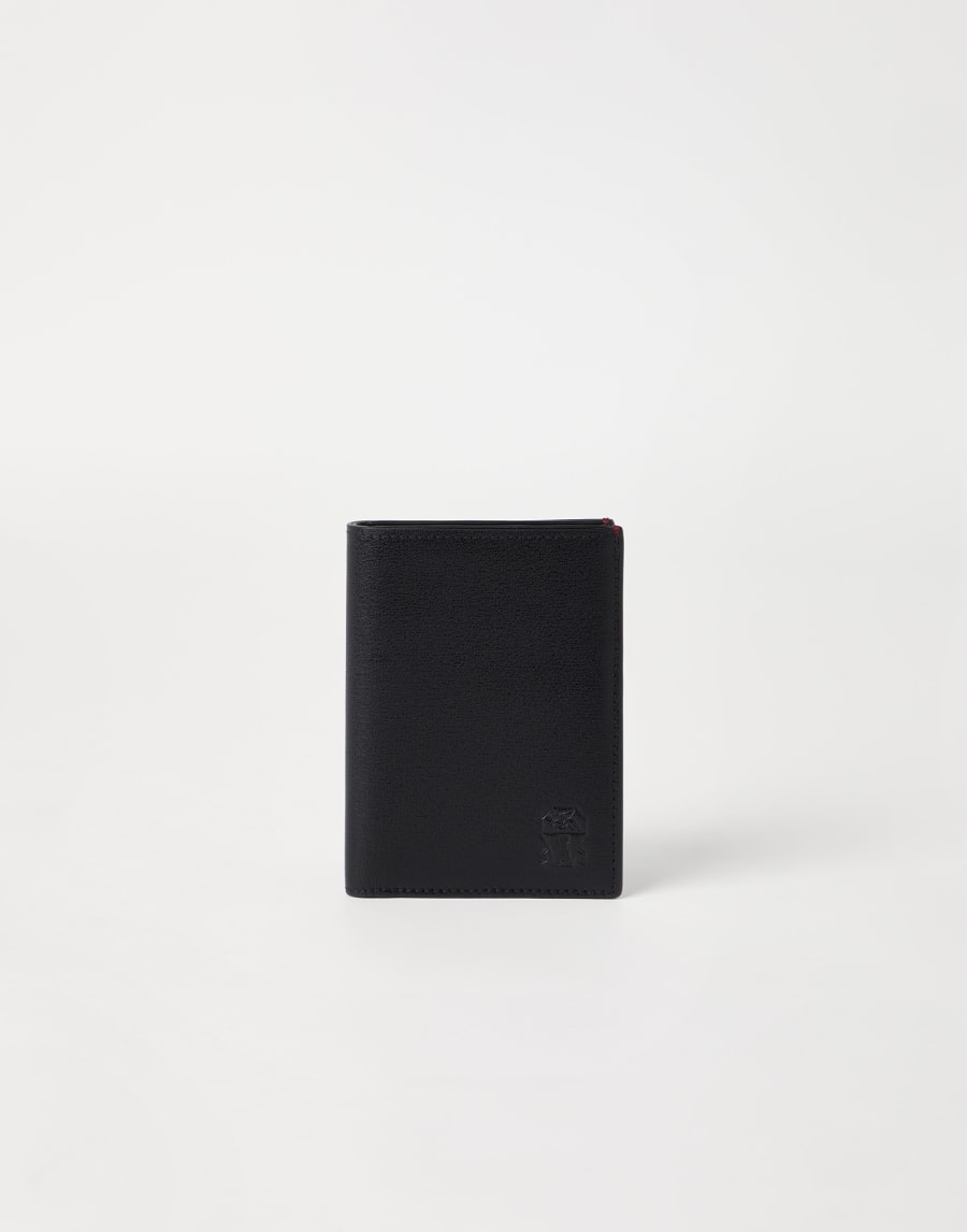 Capretta passport holder Black Man - Brunello Cucinelli