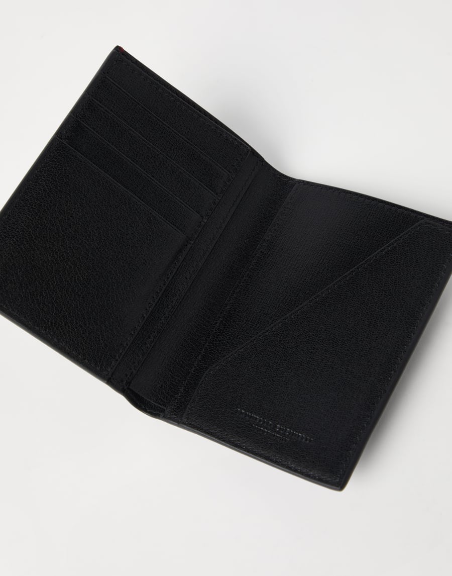 Capretta passport holder Black Man - Brunello Cucinelli