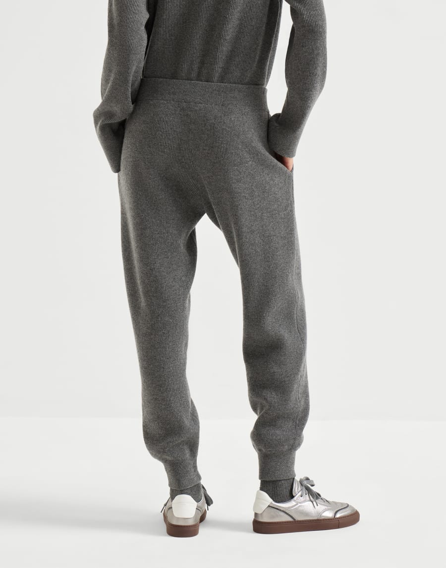 カシミヤ ニットトラウザーズ ガンメタルグレー レディース - Brunello Cucinelli