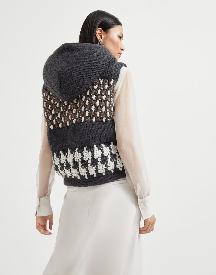 OPERA down vest Multicoloured Woman - Brunello Cucinelli