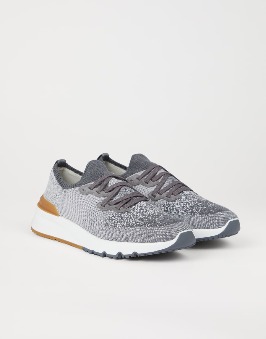 Knit runners Grey Man - Brunello Cucinelli