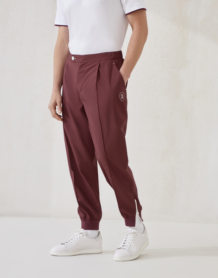 Nylon trousers Amaranth Man - Brunello Cucinelli