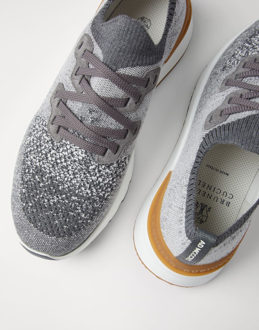 Knit runners Grey Man - Brunello Cucinelli