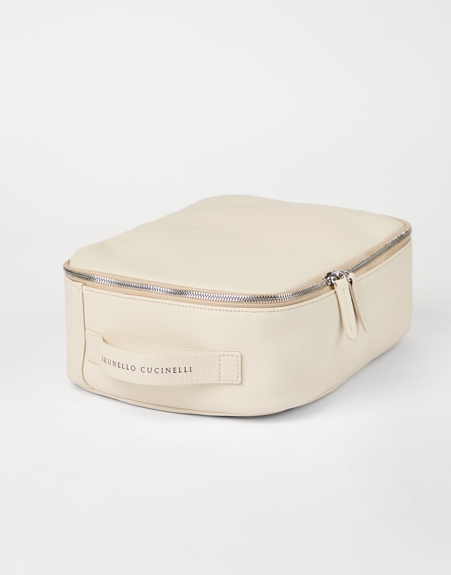 Calfskin shoe organizer Panama Man - Brunello Cucinelli