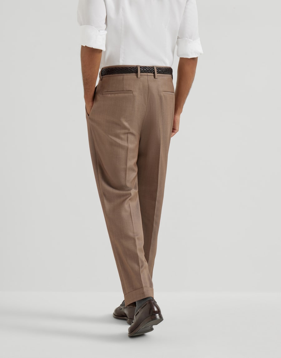 Wool denim trousers Bark Man - Brunello Cucinelli