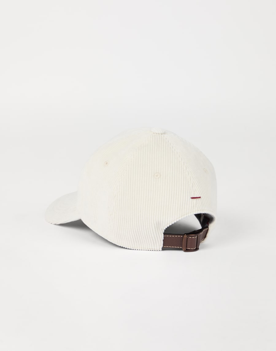 Baseball cap with logo Panama Man - Brunello Cucinelli