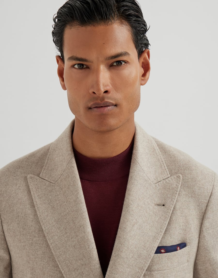 Uconstructed blazer Beige Man - Brunello Cucinelli
