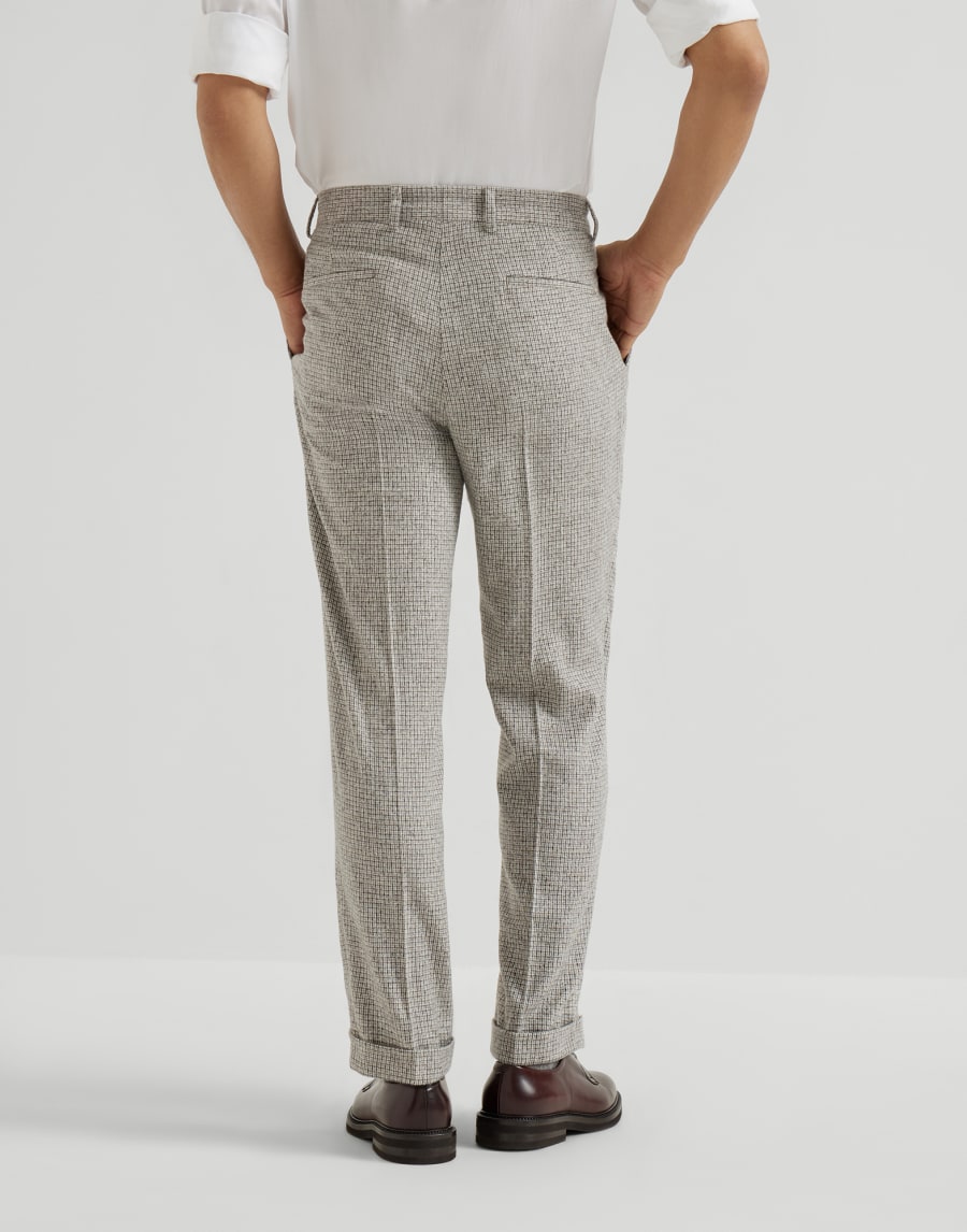Flannel trousers Espresso Man - Brunello Cucinelli