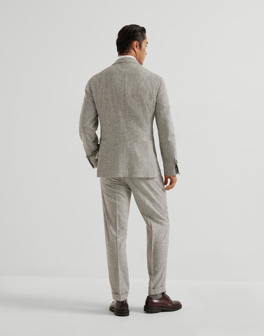 Suit with Cavallo jacket Cool Beige Man - Brunello Cucinelli
