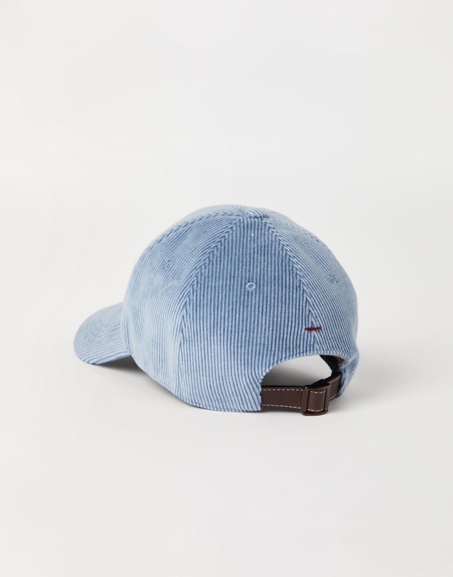 Baseball cap with logo Denim Man - Brunello Cucinelli