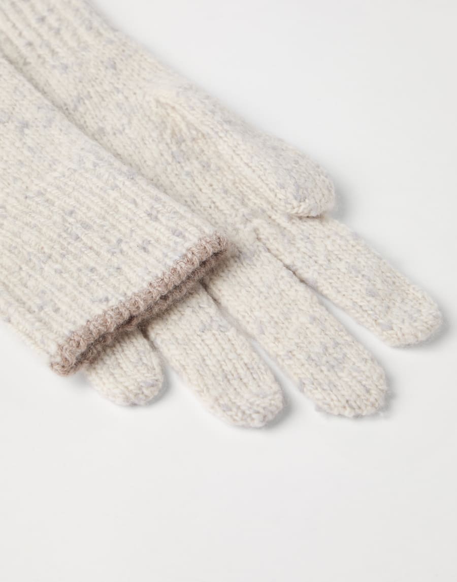 Handschuhe aus Strick Perle Herren - Brunello Cucinelli