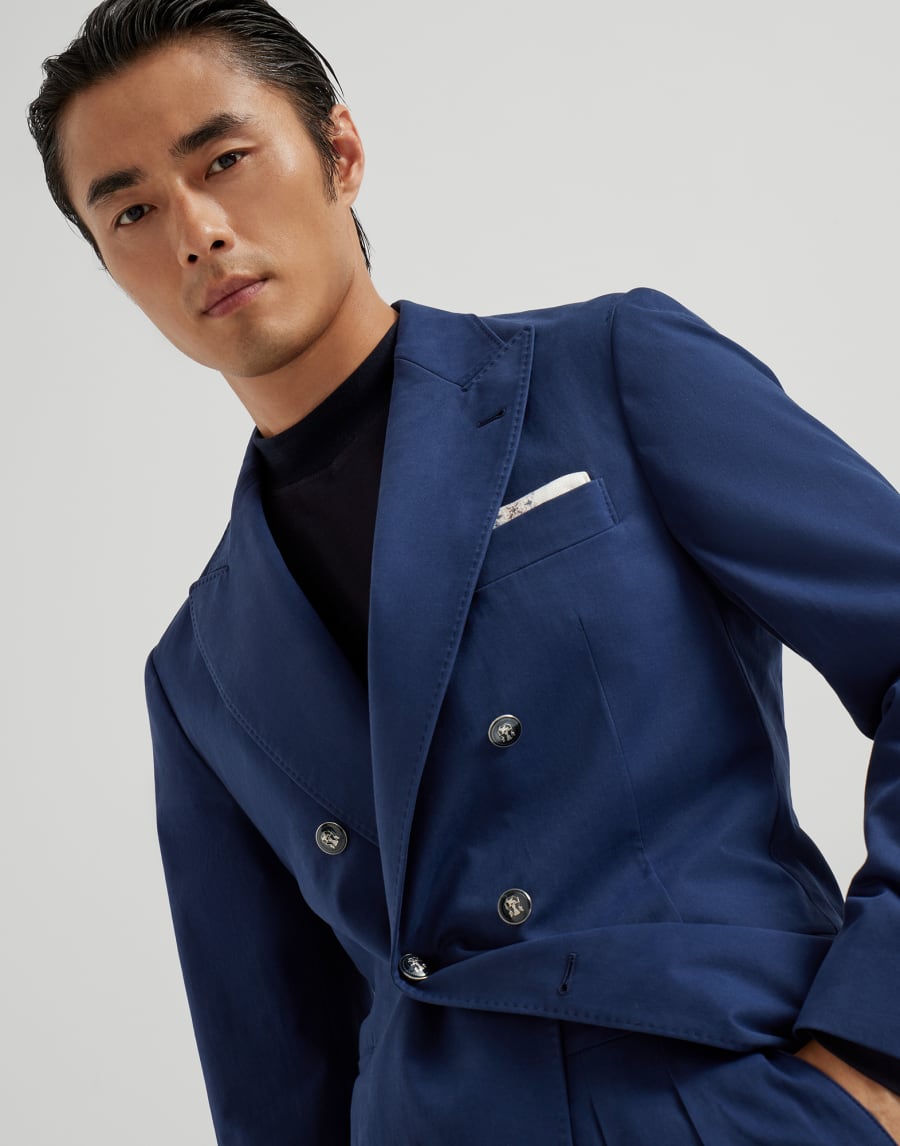 Gabardine suit Lagoon Man - Brunello Cucinelli