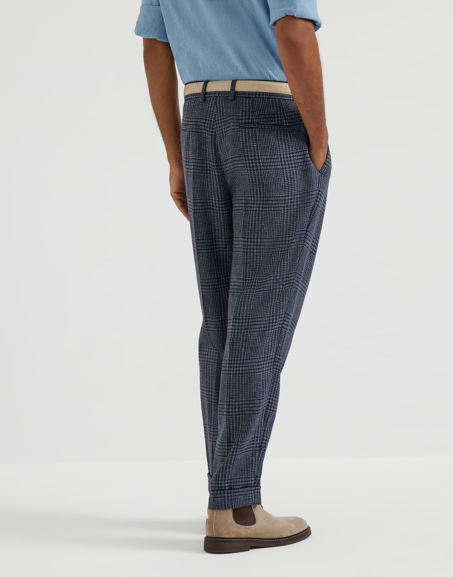 Pantalone leisure fit con doppia pince Denim Uomo - Brunello Cucinelli