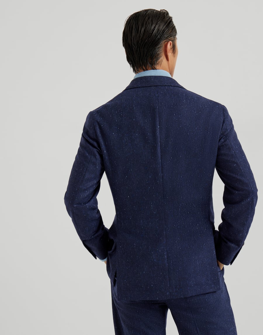 Grisaille Cavallo blazer Sapphire Man - Brunello Cucinelli