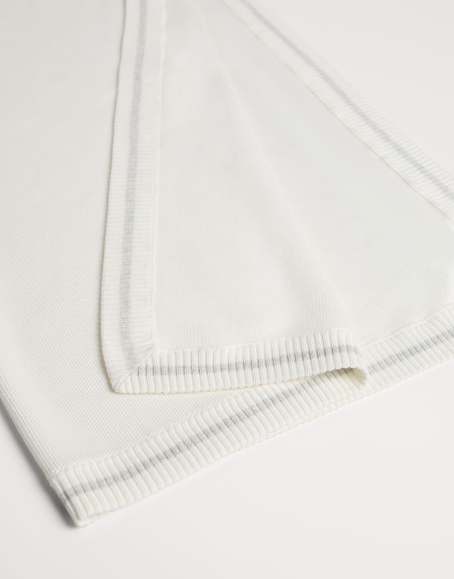 ベビーバーニー 刺繍入り ブランケット パナマ ベビー - Brunello Cucinelli