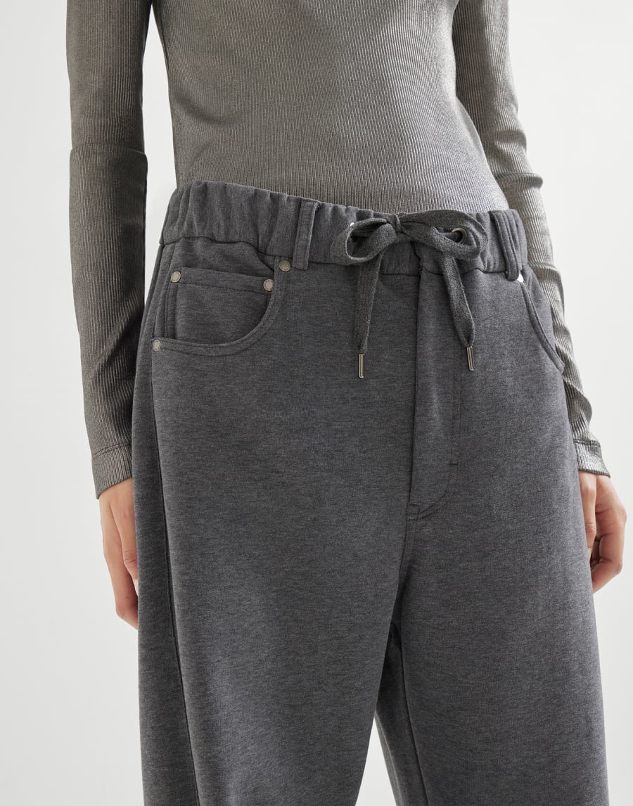Loose five-pocket trousers Lead Woman - Brunello Cucinelli