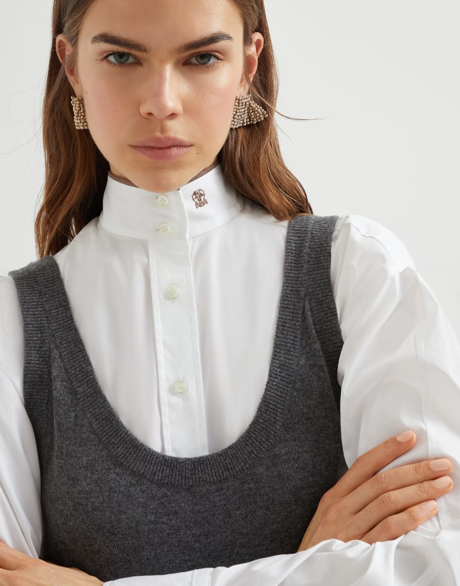 Cashmere knit dress Lead Woman - Brunello Cucinelli