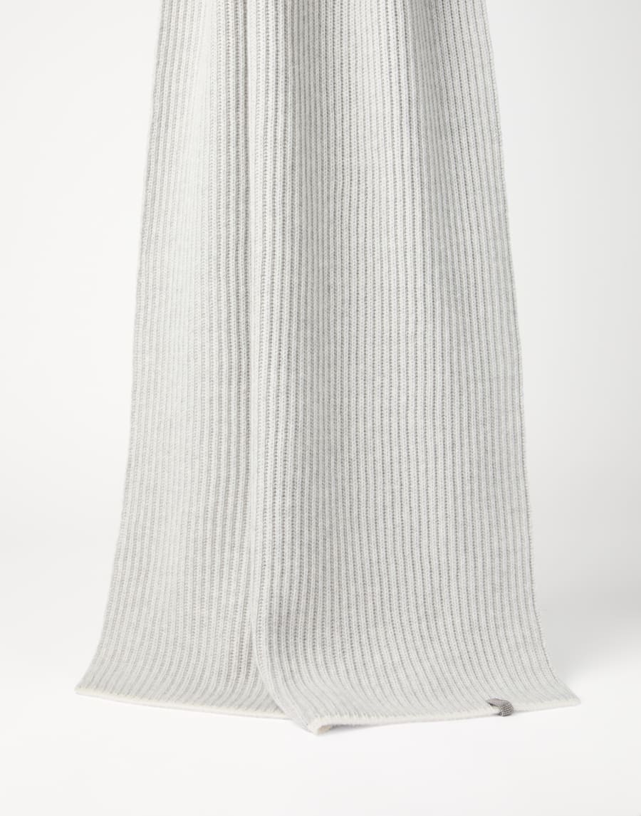 Knit scarf Light Grey Woman - Brunello Cucinelli