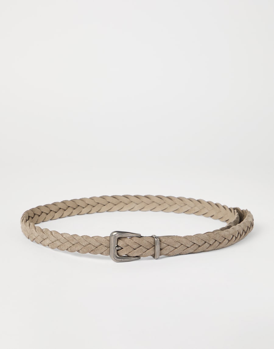 Braided belt Beige Woman - Brunello Cucinelli