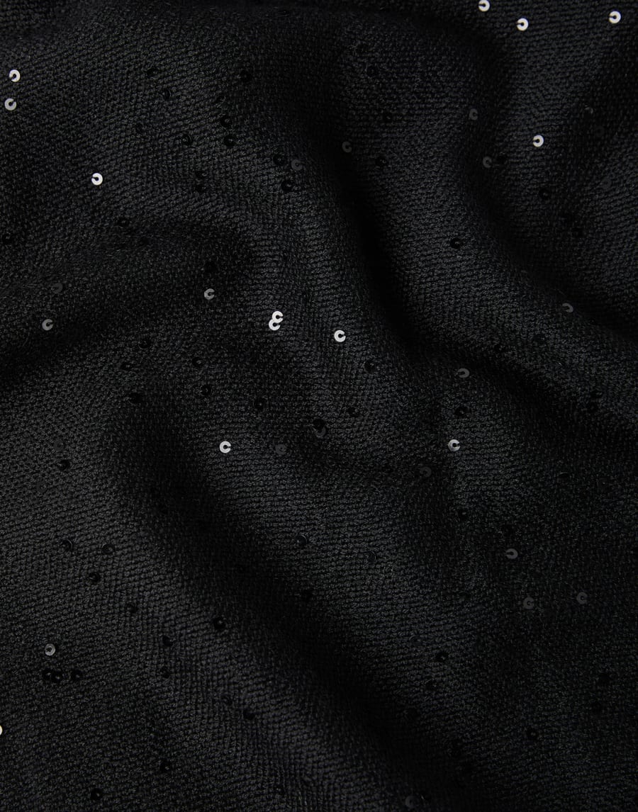 Шарф из кашемира и шелка Diamante Чёрный Женщина - Brunello Cucinelli