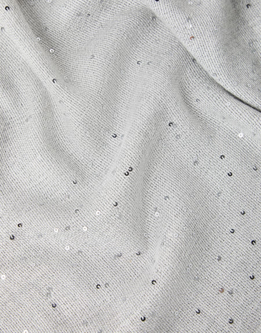 Шарф из кашемира и шелка Diamante Туман Женщина - Brunello Cucinelli