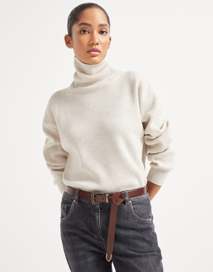 Vachetta belt with monili Brown Woman - Brunello Cucinelli