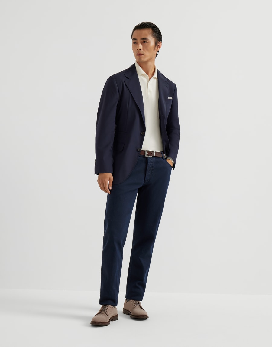 Giacca decostruita Blu Navy Uomo - Brunello Cucinelli