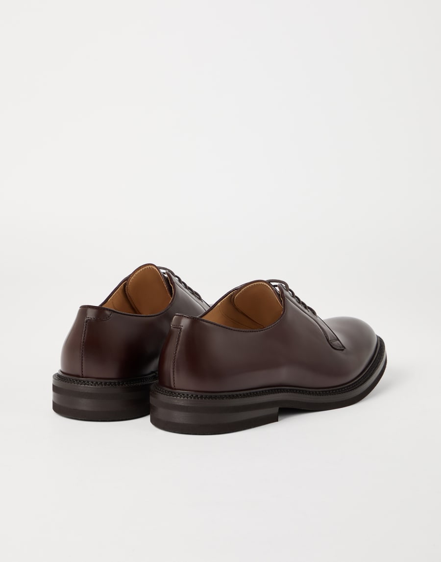 Calfskin derby Chestnut Man - Brunello Cucinelli