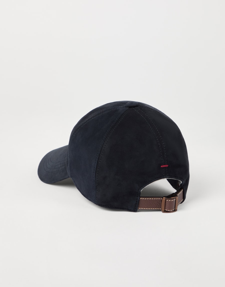Baseball cap with embroidery Navy Blue Man - Brunello Cucinelli