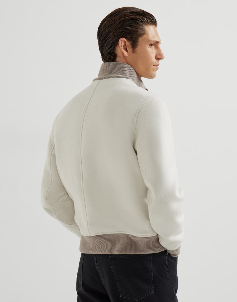 Hand-crafted bomber jacket Panama Man - Brunello Cucinelli