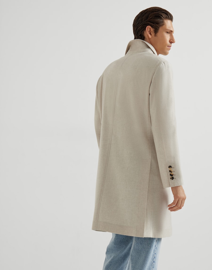 Cashmere coat Sand Man - Brunello Cucinelli