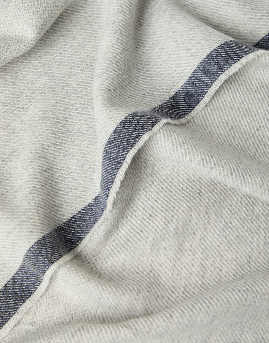 Cashmere scarf Pearl Grey Man - Brunello Cucinelli