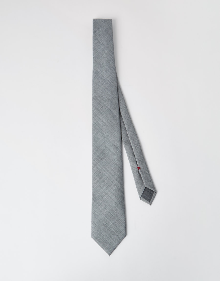 Necktie Medium Grey Man - Brunello Cucinelli