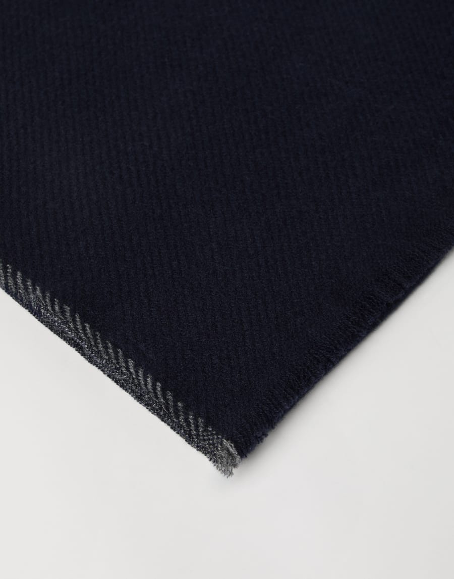 Cashmere scarf Marine Blue Man - Brunello Cucinelli