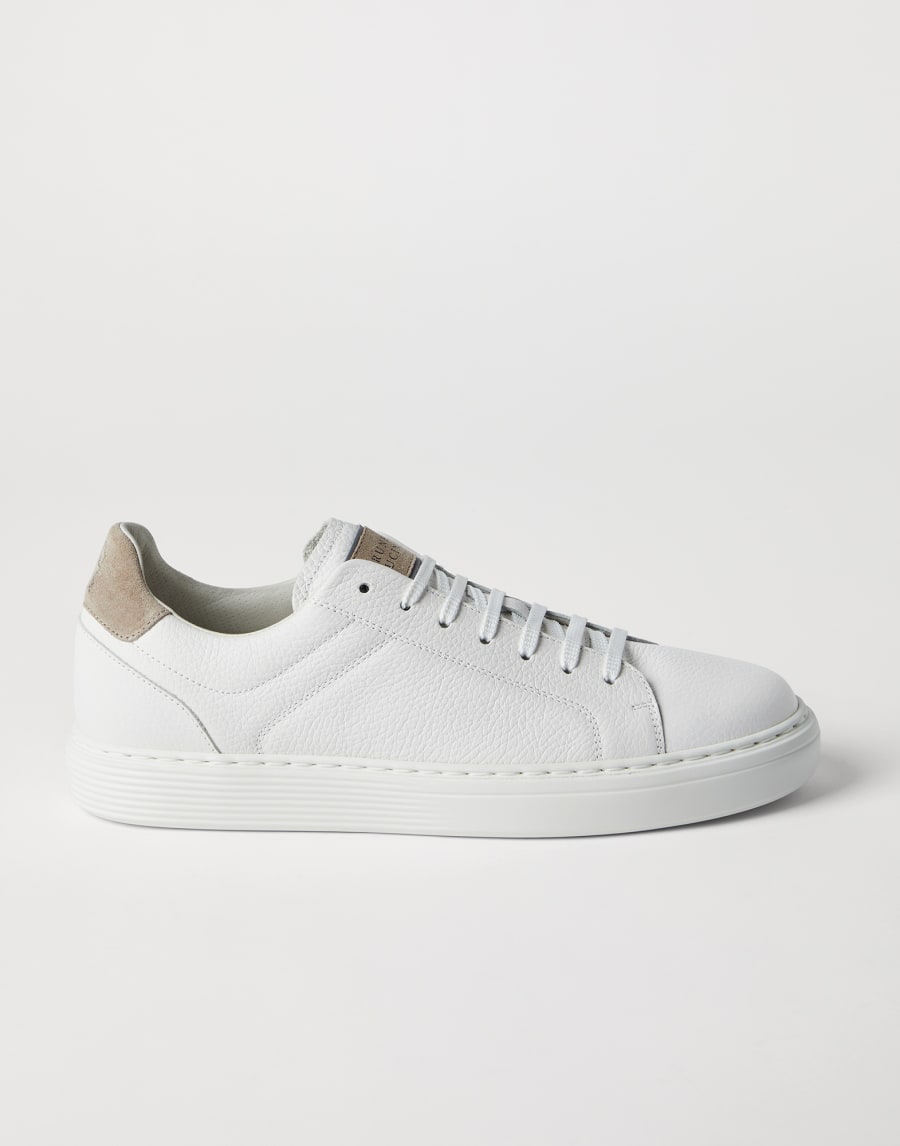 Calfskin sneakers White Man - Brunello Cucinelli