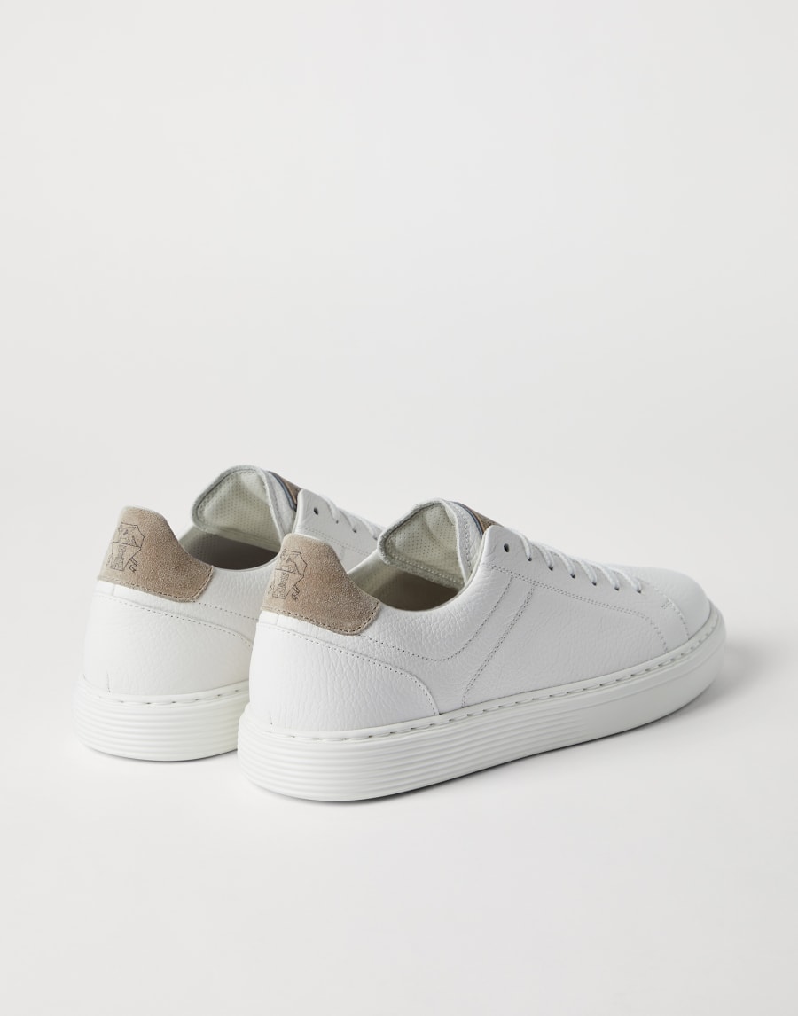Calfskin sneakers White Man - Brunello Cucinelli
