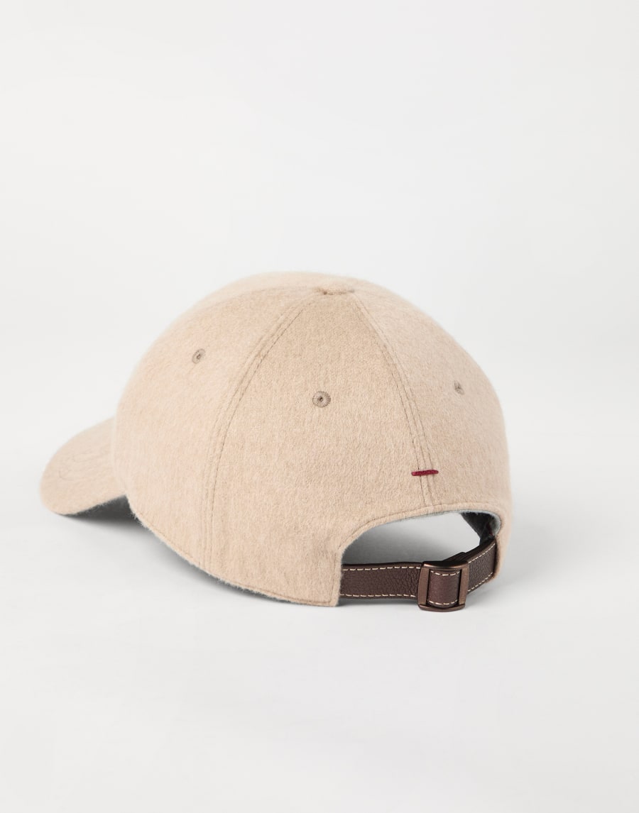 Baseball cap with logo Beige Man - Brunello Cucinelli