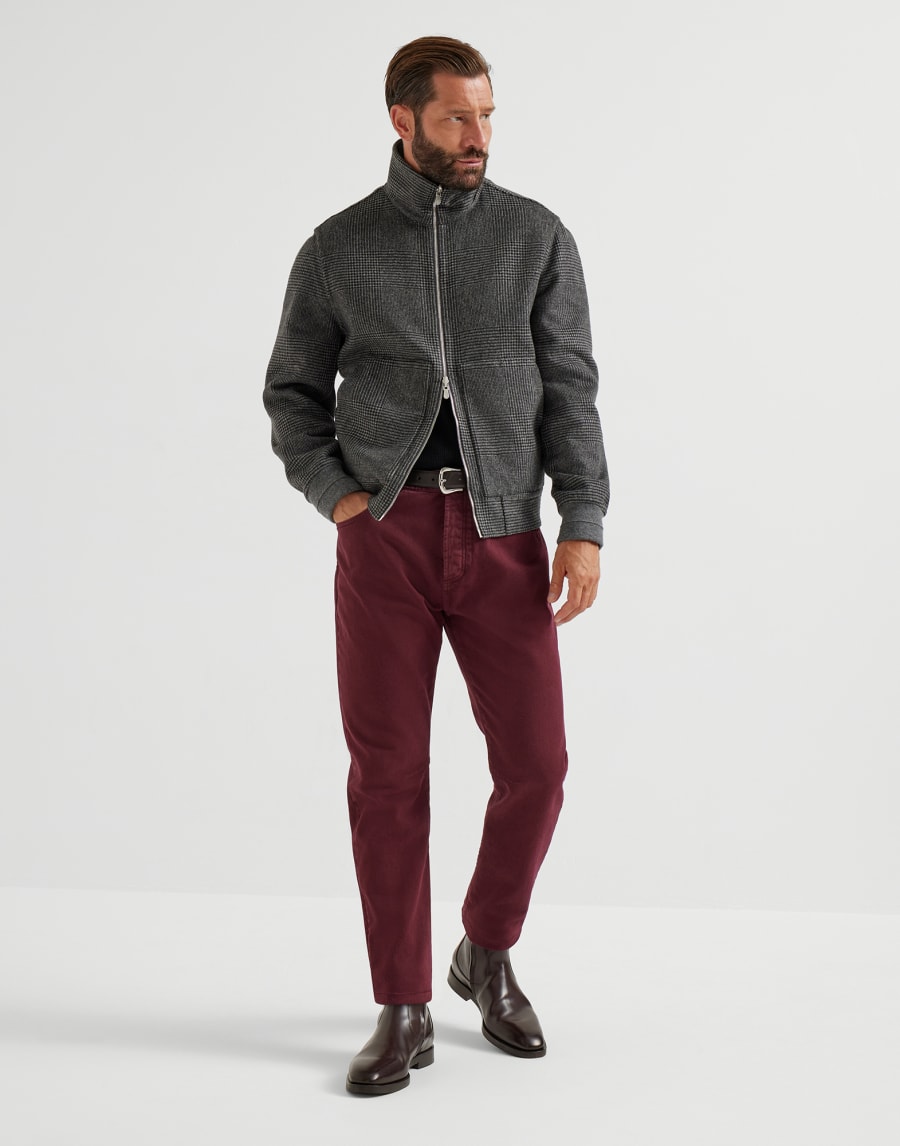 Bomber confection main Gris Foncé Homme - Brunello Cucinelli
