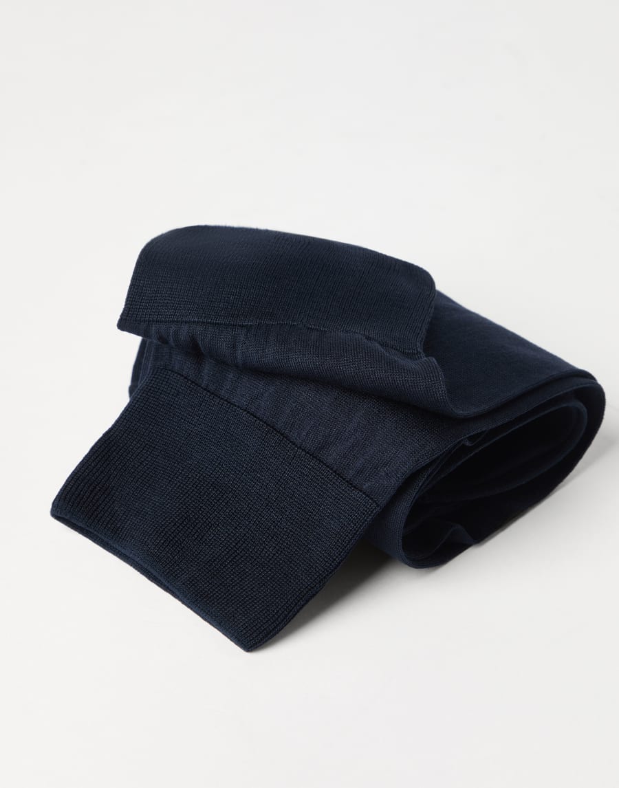 Chaussettes en coton Bleu Marine Homme - Brunello Cucinelli