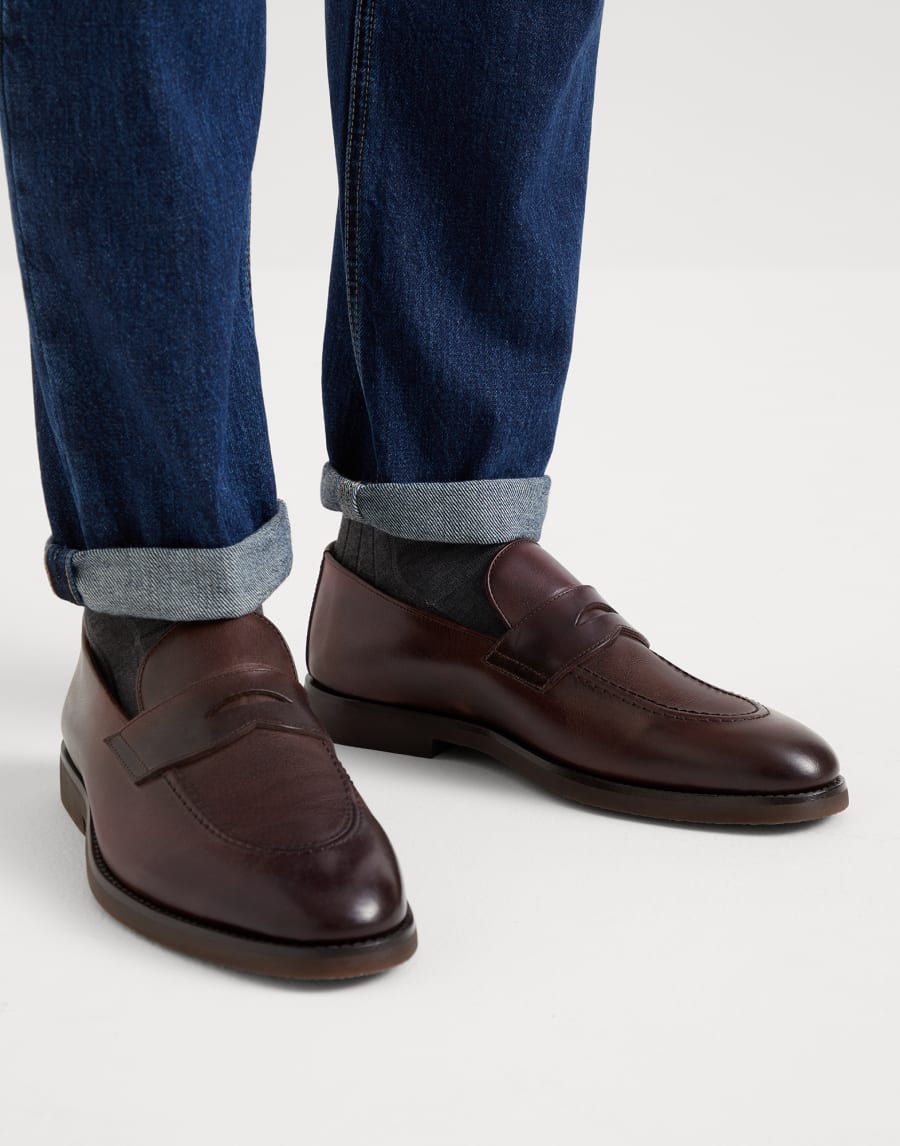 Penny loafers Cocoa Man - Brunello Cucinelli
