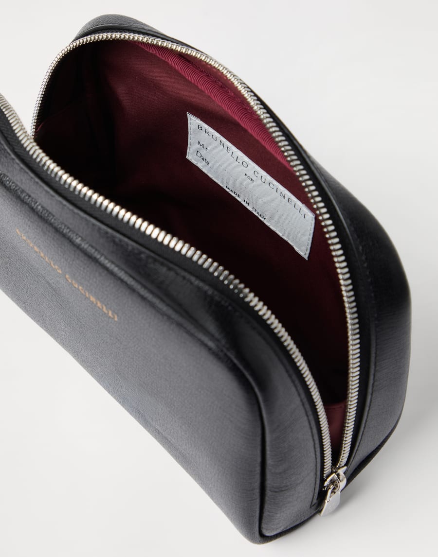 Capretta beauty case Black Man - Brunello Cucinelli