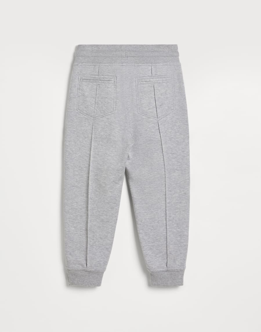 Pantalón de felpa doble Gris Niño - Brunello Cucinelli