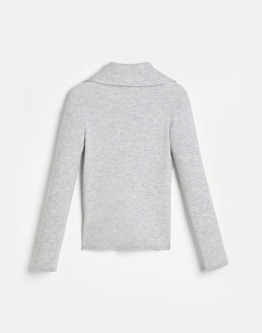 Lightweight knit Polo Grey Girls - Brunello Cucinelli