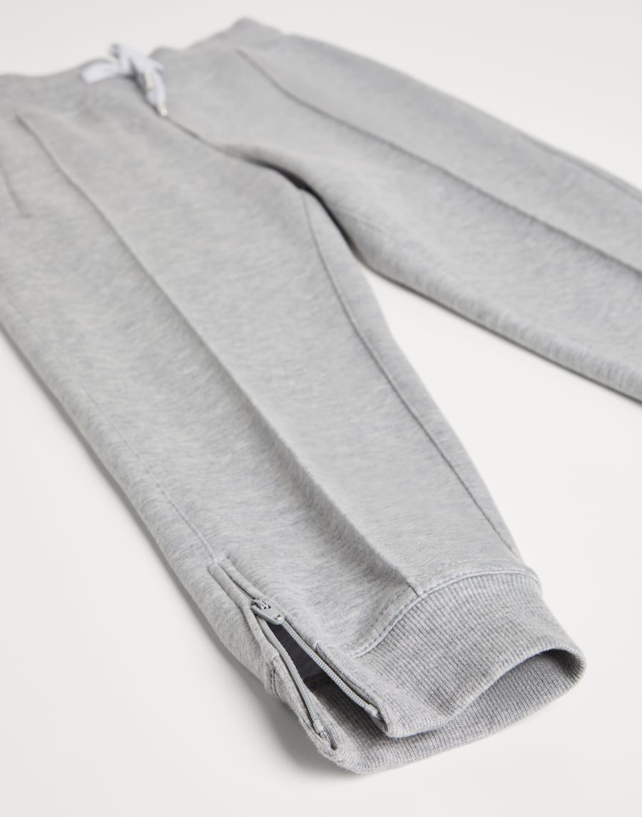 Double cloth trousers Grey Boys - Brunello Cucinelli