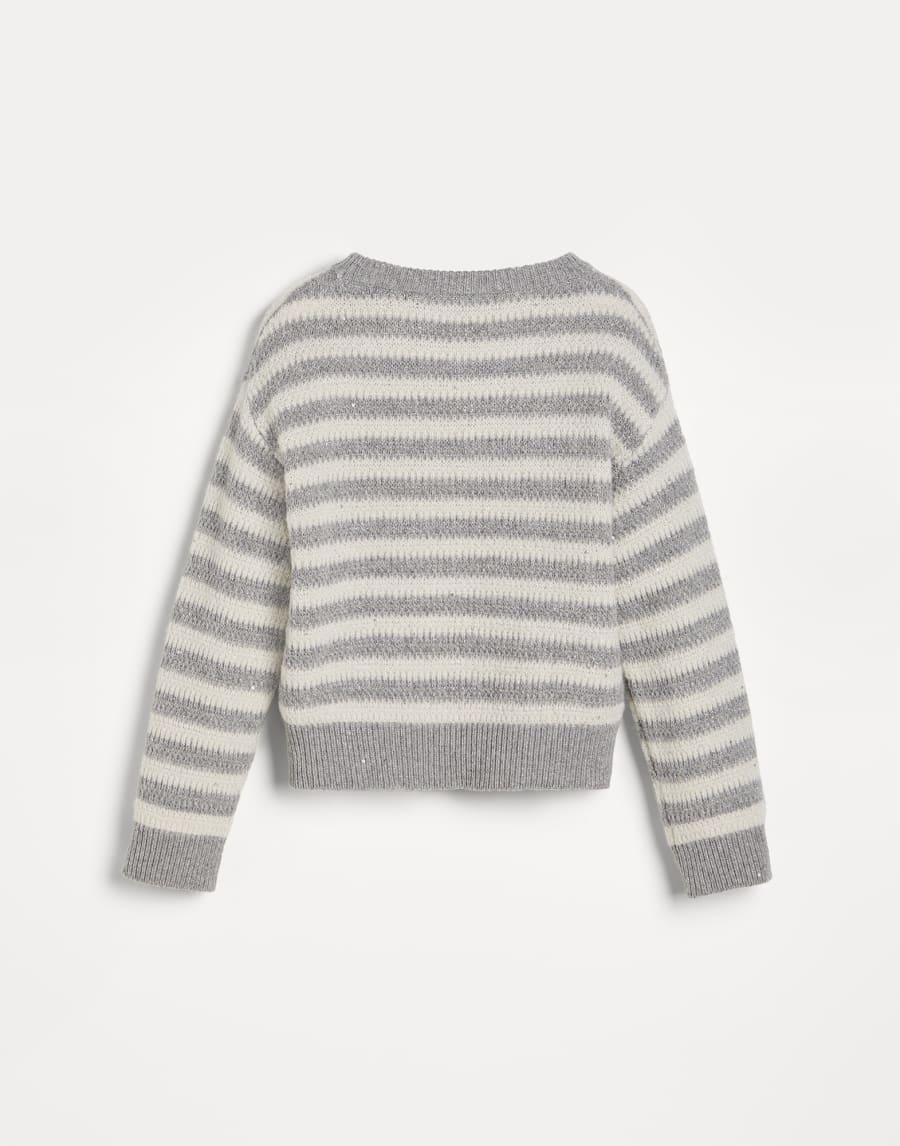 Sparkling & Dazzling sweater Grey Girls - Brunello Cucinelli